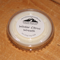 Winter Citrus Wreath Soy Candle