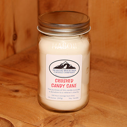 Crushed Candy Cane Soy Candle